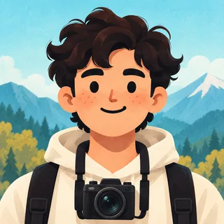 Joven con cámara